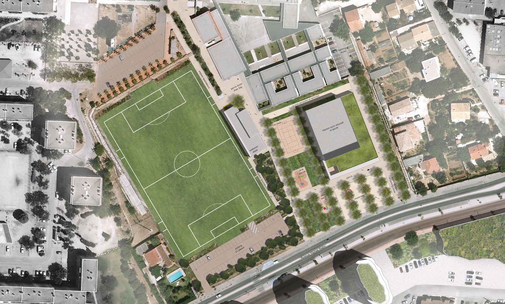 Espace socio-éducatif et sportif La Seyne sur Mer