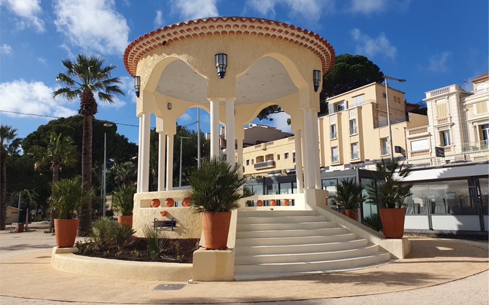 kiosque-bandol-2 Réhabilitation du kiosque à musique de Bandol